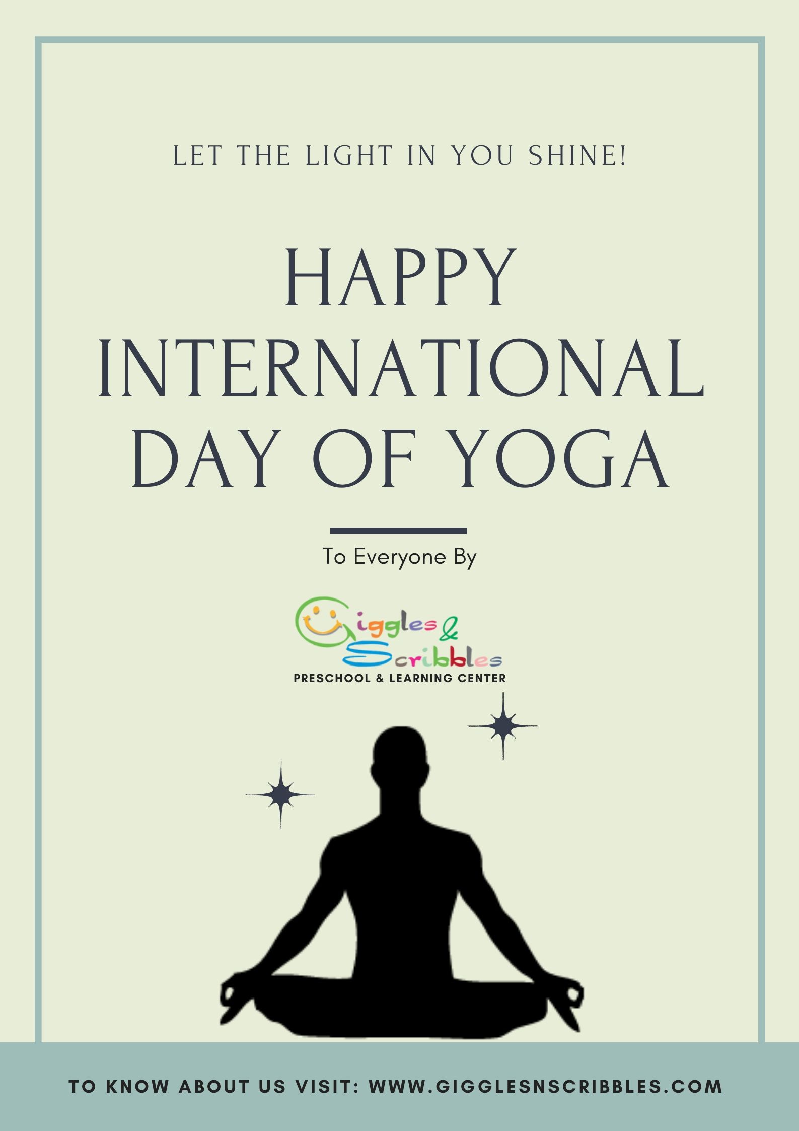 Happy International Yoga Day - Giggles N Scribbles