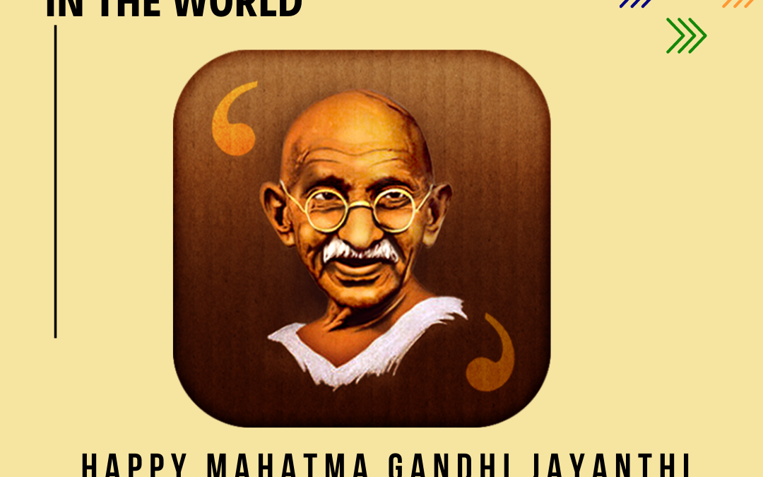 Happy Gandhi Jayanthi Poster