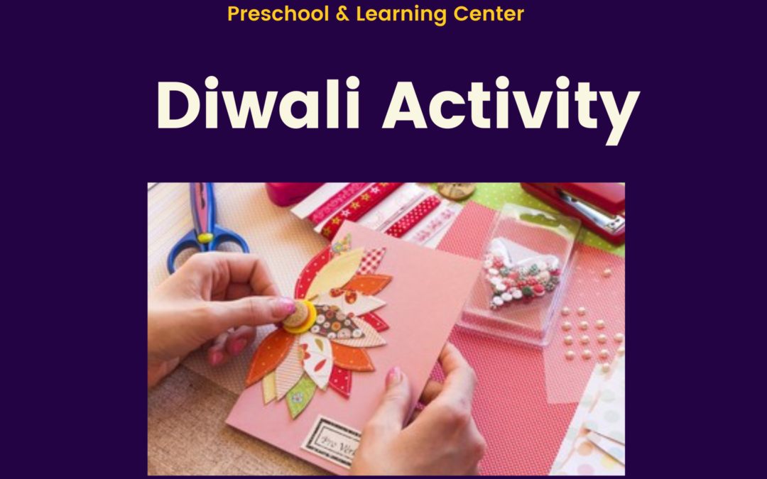 Giggles N Scribbles Preschool – Card Making Diwali Activity